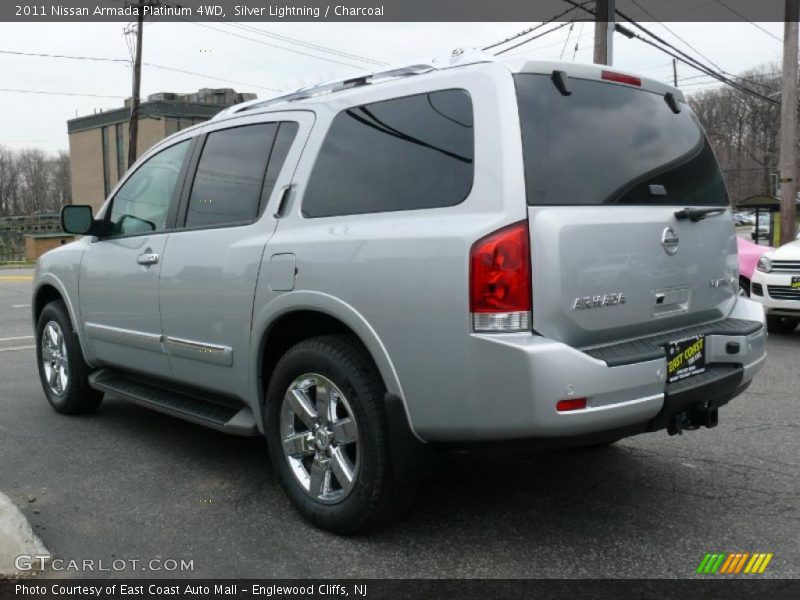 Silver Lightning / Charcoal 2011 Nissan Armada Platinum 4WD