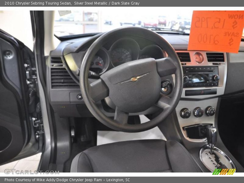 Silver Steel Metallic / Dark Slate Gray 2010 Chrysler Sebring Touring Sedan