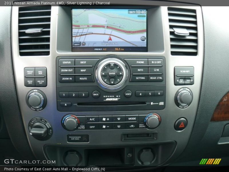 Silver Lightning / Charcoal 2011 Nissan Armada Platinum 4WD