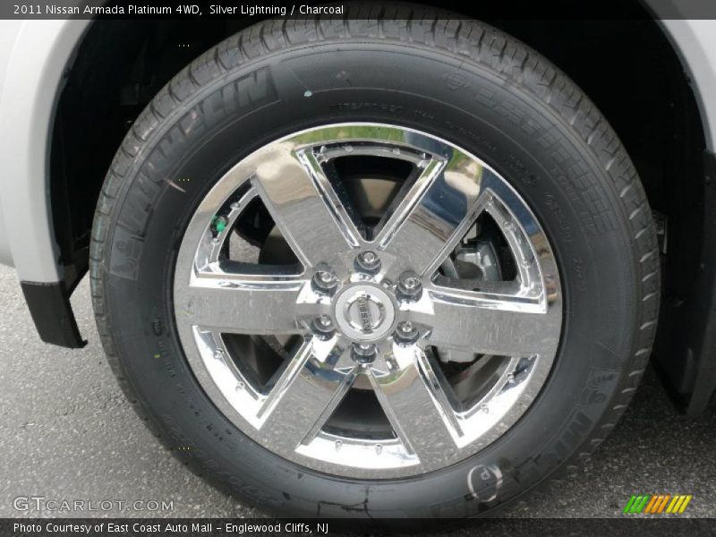 Silver Lightning / Charcoal 2011 Nissan Armada Platinum 4WD