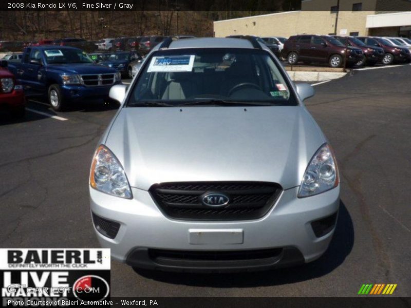 Fine Silver / Gray 2008 Kia Rondo LX V6