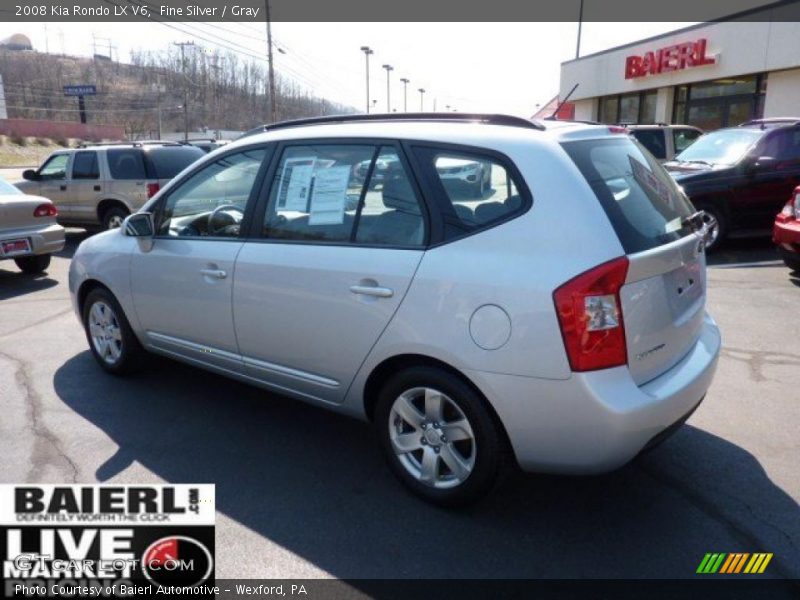 Fine Silver / Gray 2008 Kia Rondo LX V6