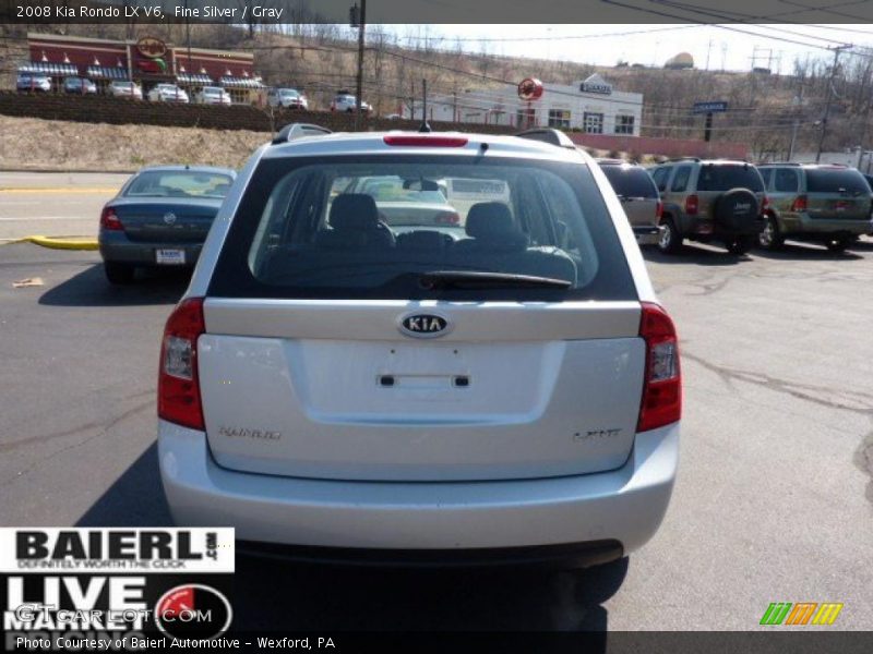 Fine Silver / Gray 2008 Kia Rondo LX V6