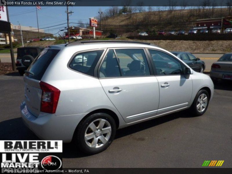 Fine Silver / Gray 2008 Kia Rondo LX V6