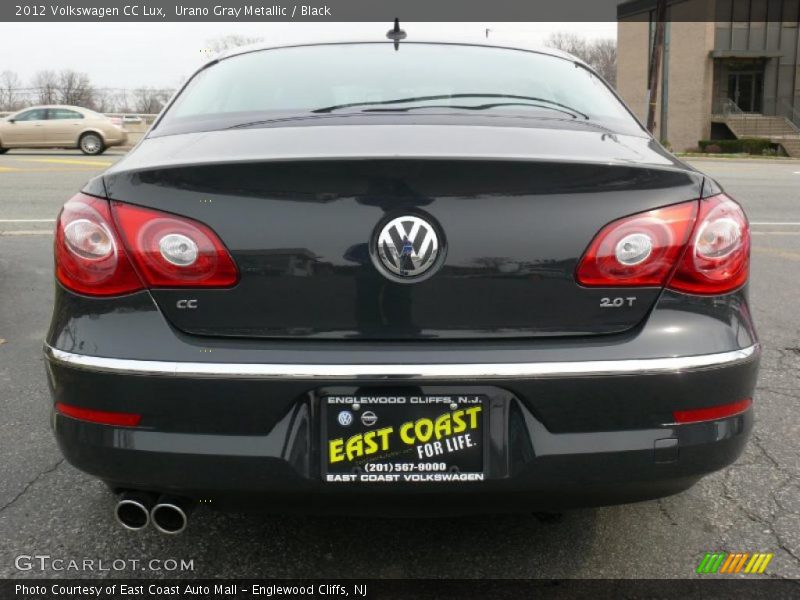 Urano Gray Metallic / Black 2012 Volkswagen CC Lux
