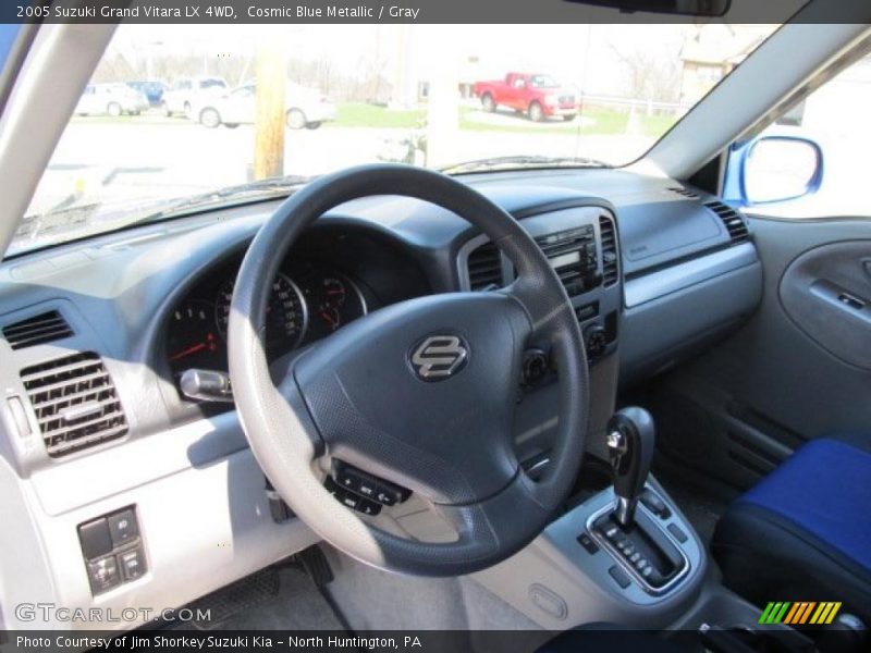 Cosmic Blue Metallic / Gray 2005 Suzuki Grand Vitara LX 4WD