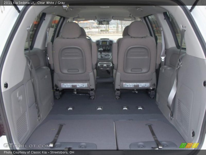 Clear White / Gray 2011 Kia Sedona LX