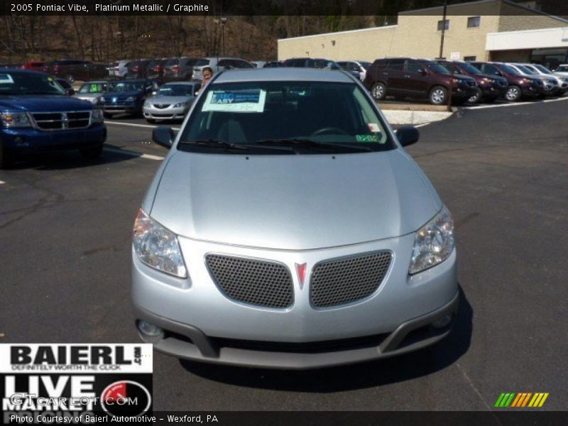 Platinum Metallic / Graphite 2005 Pontiac Vibe