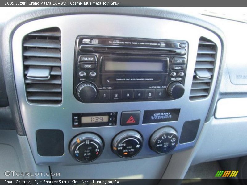 Cosmic Blue Metallic / Gray 2005 Suzuki Grand Vitara LX 4WD
