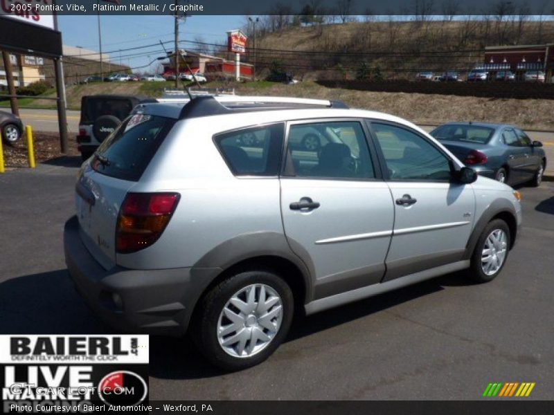 Platinum Metallic / Graphite 2005 Pontiac Vibe