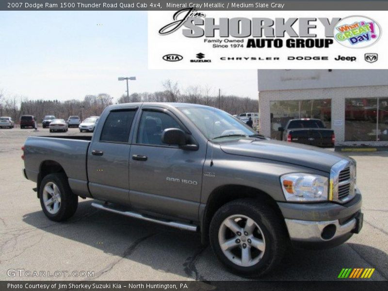 Mineral Gray Metallic / Medium Slate Gray 2007 Dodge Ram 1500 Thunder Road Quad Cab 4x4