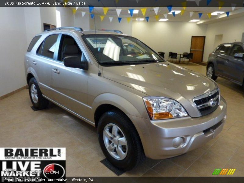 Sand Beige / Beige 2009 Kia Sorento LX 4x4
