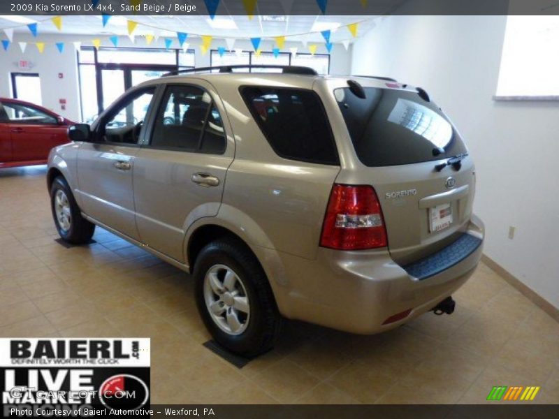 Sand Beige / Beige 2009 Kia Sorento LX 4x4