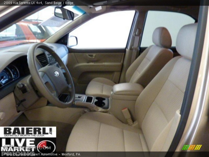 Sand Beige / Beige 2009 Kia Sorento LX 4x4