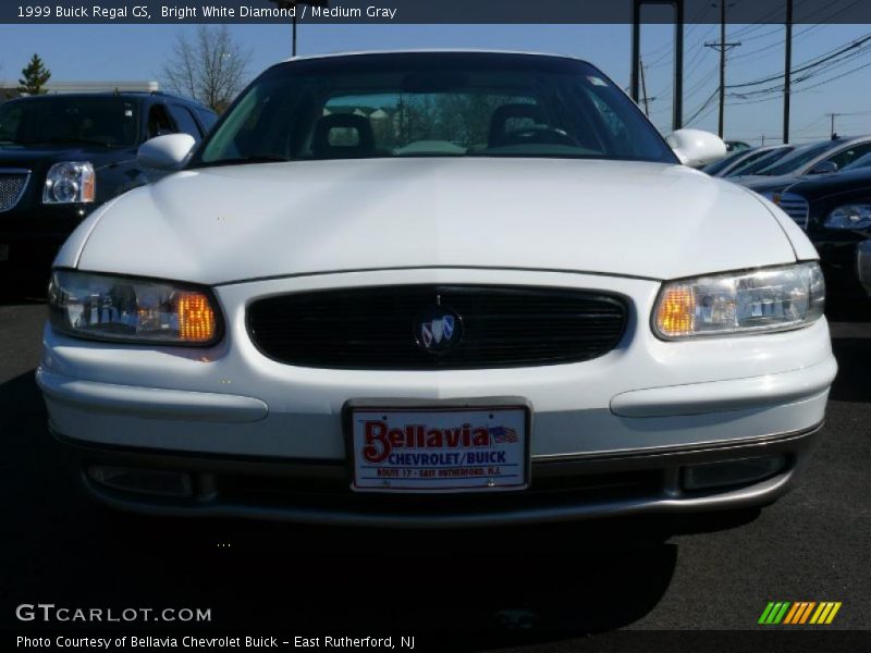Bright White Diamond / Medium Gray 1999 Buick Regal GS