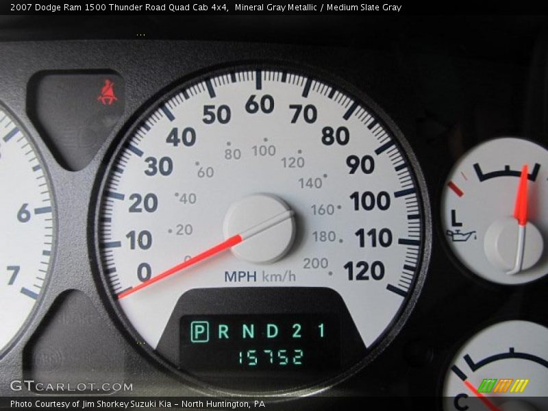 Mineral Gray Metallic / Medium Slate Gray 2007 Dodge Ram 1500 Thunder Road Quad Cab 4x4