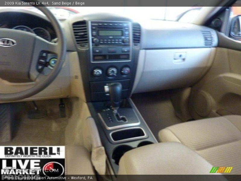 Sand Beige / Beige 2009 Kia Sorento LX 4x4