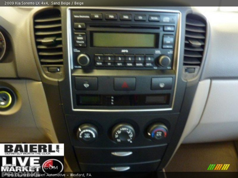 Sand Beige / Beige 2009 Kia Sorento LX 4x4