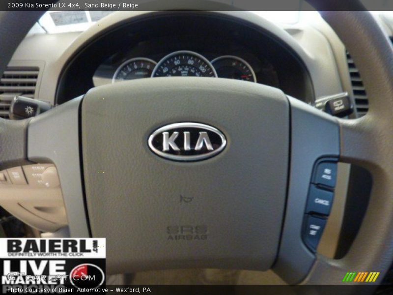 Sand Beige / Beige 2009 Kia Sorento LX 4x4