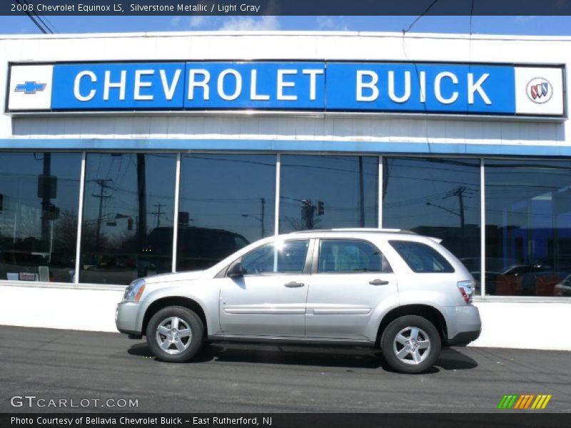 Silverstone Metallic / Light Gray 2008 Chevrolet Equinox LS