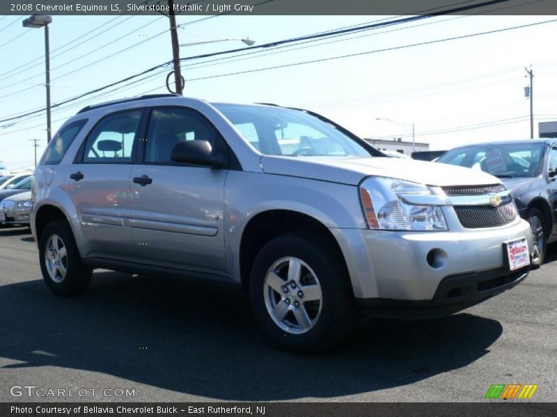 Silverstone Metallic / Light Gray 2008 Chevrolet Equinox LS