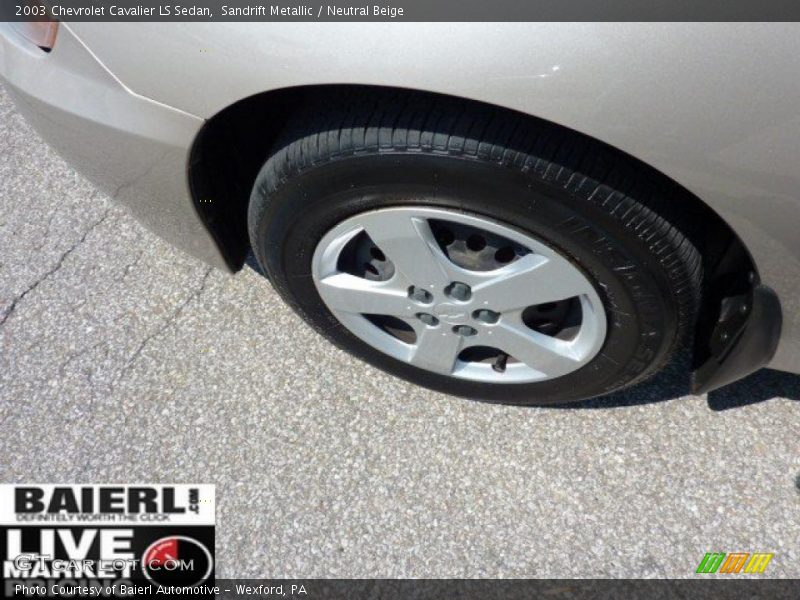 Sandrift Metallic / Neutral Beige 2003 Chevrolet Cavalier LS Sedan