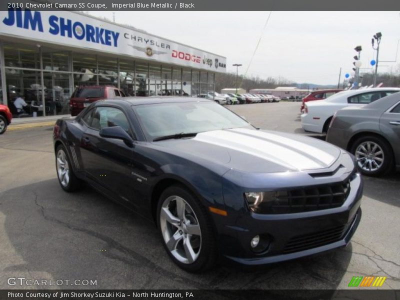 Imperial Blue Metallic / Black 2010 Chevrolet Camaro SS Coupe