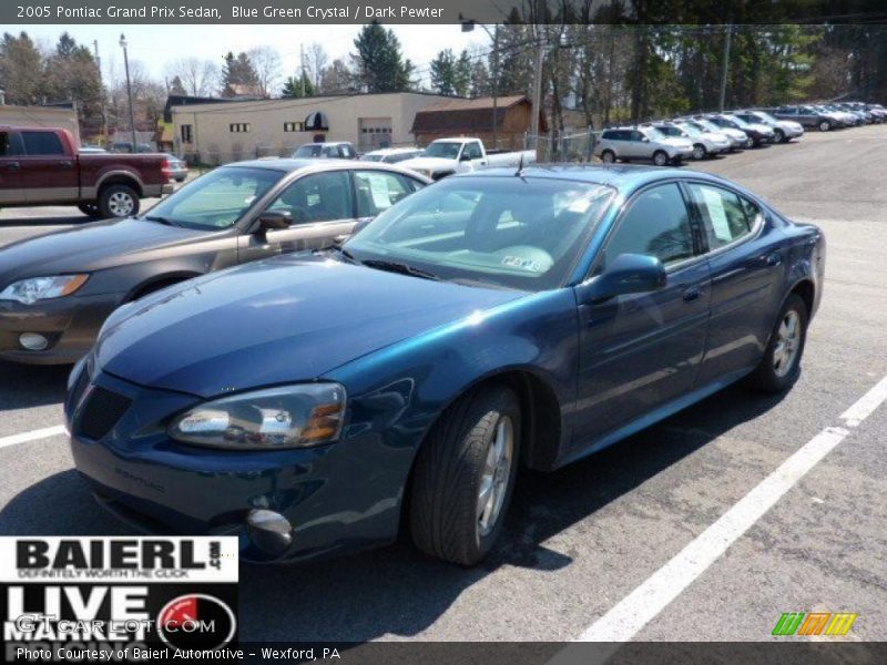 Blue Green Crystal / Dark Pewter 2005 Pontiac Grand Prix Sedan