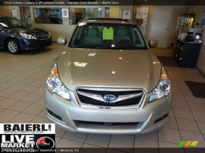 Harvest Gold Metallic / Warm Ivory 2010 Subaru Legacy 3.6R Limited Sedan