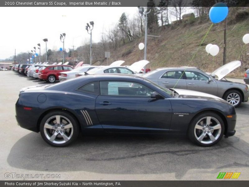 Imperial Blue Metallic / Black 2010 Chevrolet Camaro SS Coupe