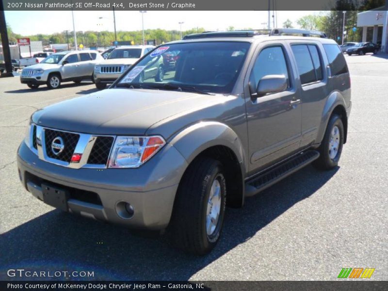 Desert Stone / Graphite 2007 Nissan Pathfinder SE Off-Road 4x4