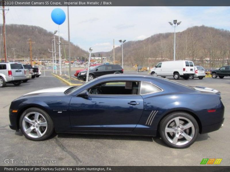 Imperial Blue Metallic / Black 2010 Chevrolet Camaro SS Coupe