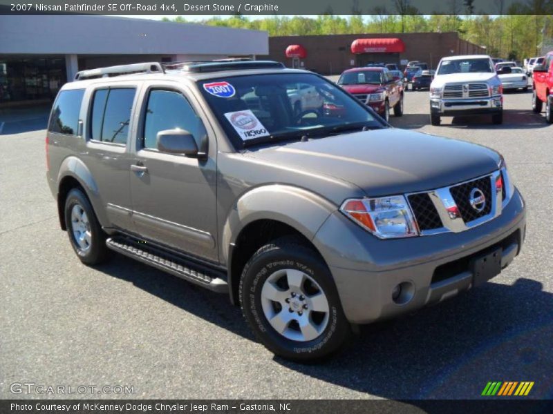 Desert Stone / Graphite 2007 Nissan Pathfinder SE Off-Road 4x4