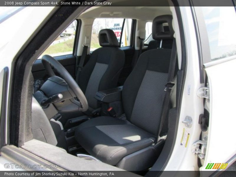 Stone White / Dark Slate Gray 2008 Jeep Compass Sport 4x4