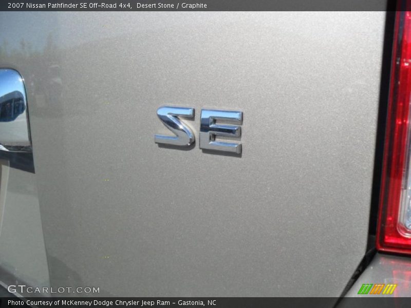 Desert Stone / Graphite 2007 Nissan Pathfinder SE Off-Road 4x4