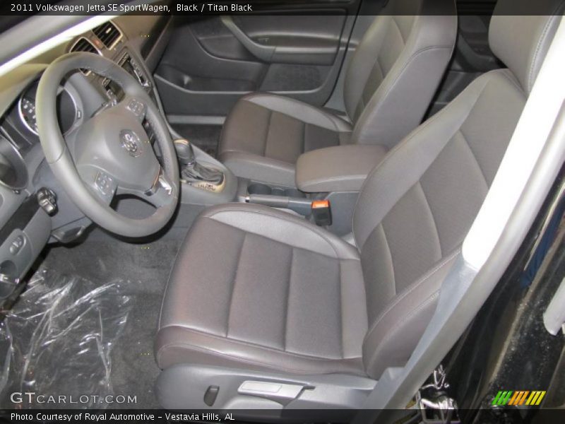  2011 Jetta SE SportWagen Titan Black Interior