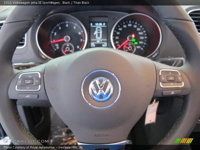  2011 Jetta SE SportWagen Steering Wheel