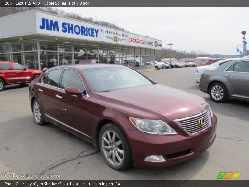 Noble Spinel Mica / Black 2007 Lexus LS 460