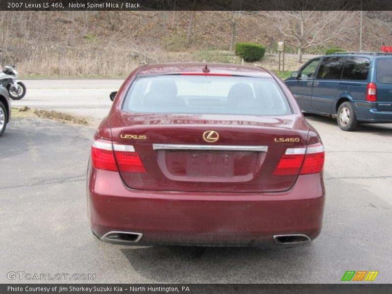 Noble Spinel Mica / Black 2007 Lexus LS 460