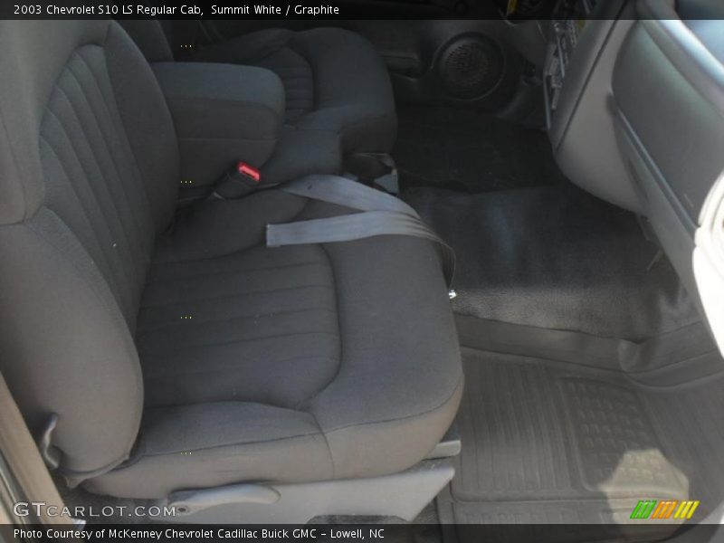 Summit White / Graphite 2003 Chevrolet S10 LS Regular Cab