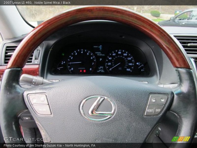 Noble Spinel Mica / Black 2007 Lexus LS 460