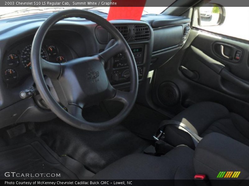 Summit White / Graphite 2003 Chevrolet S10 LS Regular Cab