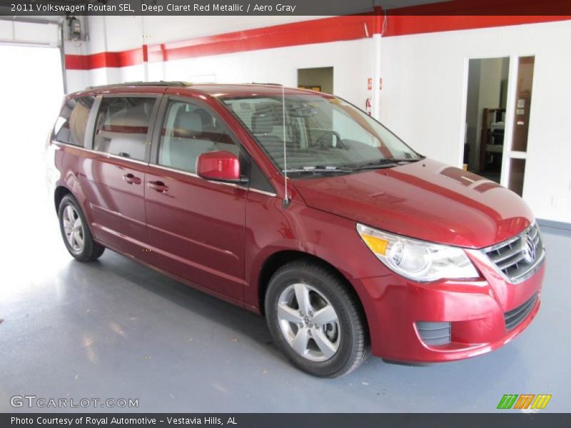 Deep Claret Red Metallic / Aero Gray 2011 Volkswagen Routan SEL