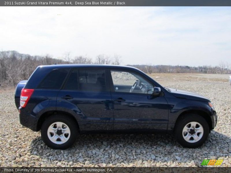 Deep Sea Blue Metallic / Black 2011 Suzuki Grand Vitara Premium 4x4