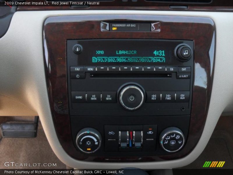 Red Jewel Tintcoat / Neutral 2009 Chevrolet Impala LT