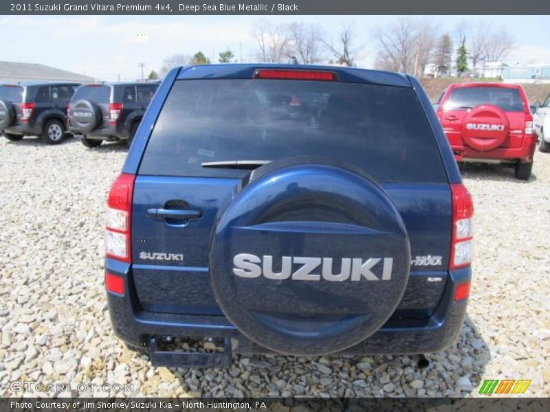 Deep Sea Blue Metallic / Black 2011 Suzuki Grand Vitara Premium 4x4