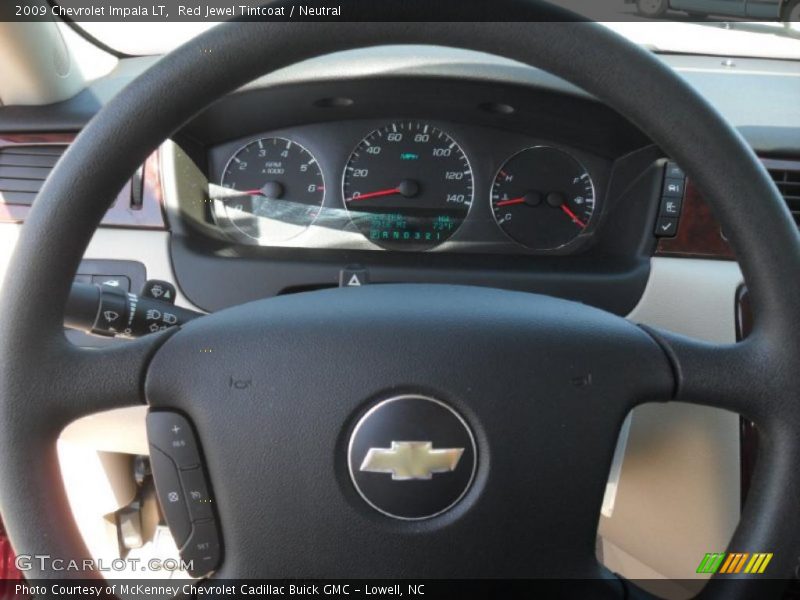 Red Jewel Tintcoat / Neutral 2009 Chevrolet Impala LT