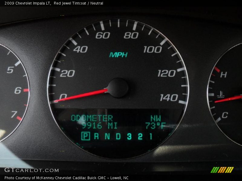 Red Jewel Tintcoat / Neutral 2009 Chevrolet Impala LT