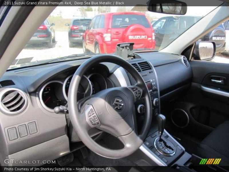Deep Sea Blue Metallic / Black 2011 Suzuki Grand Vitara Premium 4x4
