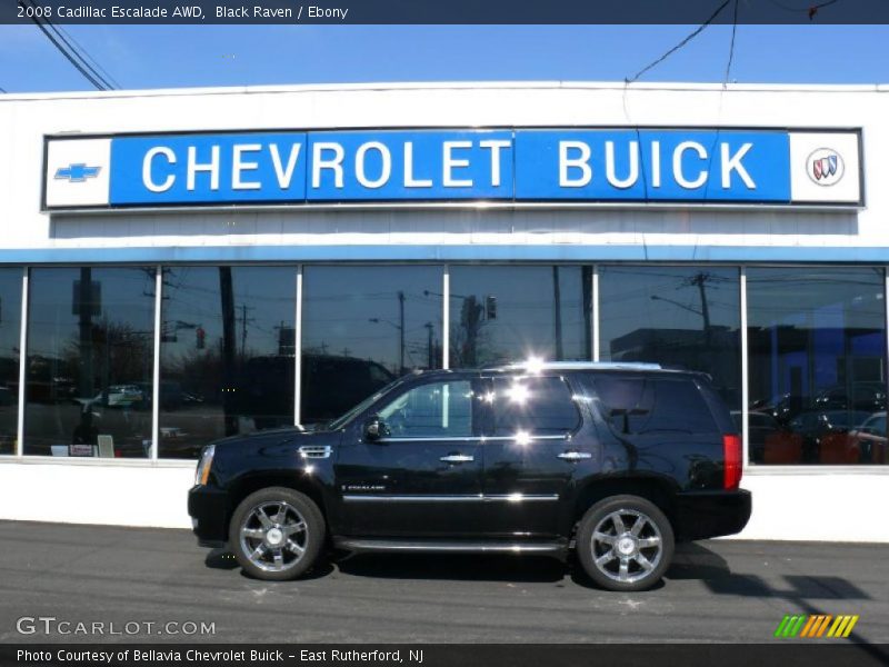 Black Raven / Ebony 2008 Cadillac Escalade AWD